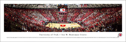 Utah Utes Basketball Huntsman Center Game Night Panoramic Poster Print - Blakeway Worldwide