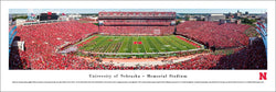 Nebraska Huskers Football Gameday at Memorial Stadium Panoramic Poster - Blakeway 2016