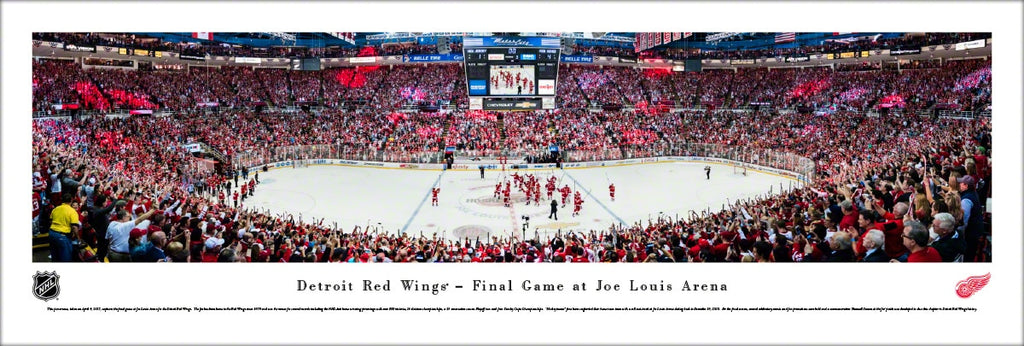 Saying farewell to the Old Red Wings Arena the Joe Louis Arena