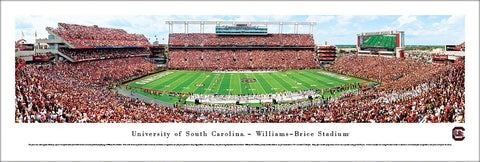 South Carolina Gamecocks Football Williams-Brice Stadium Gameday Panoramic Poster - Blakeway