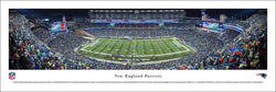 New England Patriots "The Comeback" (2013) Gillette Stadium Panoramic Poster Print - Blakeway