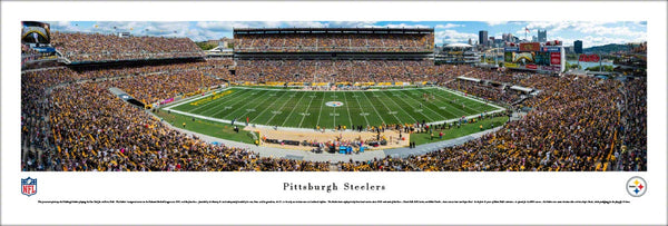 Pittsburgh Steelers Heinz Field NFL Gameday Panoramic Poster Print - Blakeway Worldwide