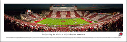 Utah Utes Football "Stripe the Stadium" Rice-Eccles Panoramic Poster - Blakeway 2013