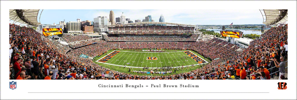 Cincinnati Bengals Paul Brown Stadium Gameday Panoramic Poster
