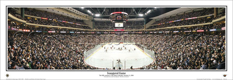 Minnesota Wild Xcel Center Inaugural Game Panoramic Poster Print (2000) - Everlasting Images