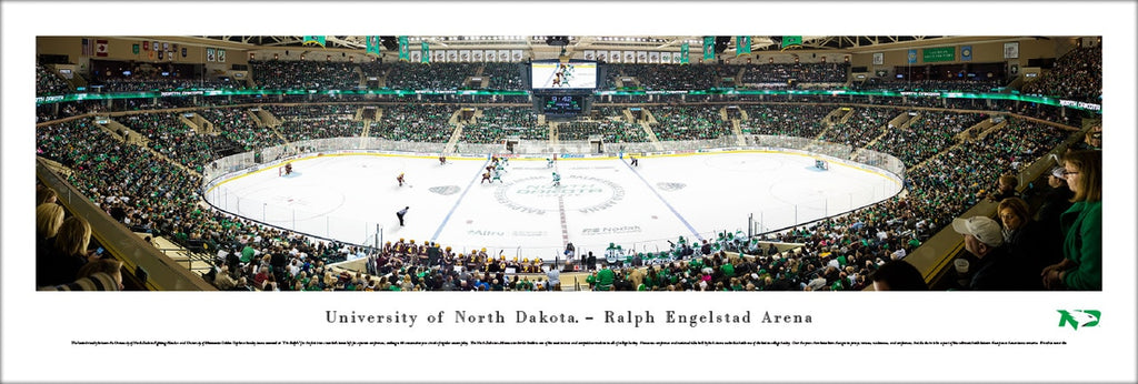 North Dakota Hockey Ralph Engelstad Arena Game Night Panoramic
