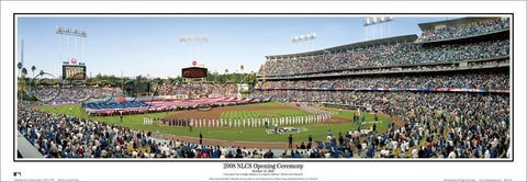 Los Angeles Dodgers Dodger Stadium 2008 NLCS Panoramic Poster Print - Everlasting Images