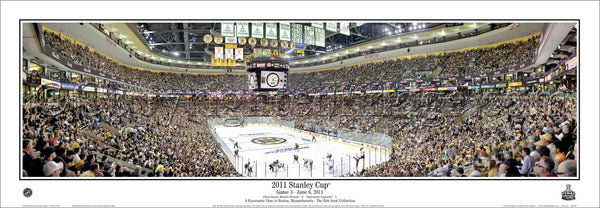 Boston Bruins Hockey 2011 Stanley Cup Game 3 Panoramic Arena Poster Print - Everlasting Images (MA-300)