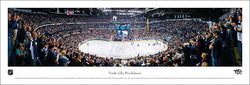 Nashville Predators Bridgestone Arena NHL Game Night Panoramic Poster Print (2011) - Blakeway Worldwide