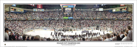 New Jersey Devils Stanley Cup Champions 2003 Panoramic Poster Print - Everlasting Images