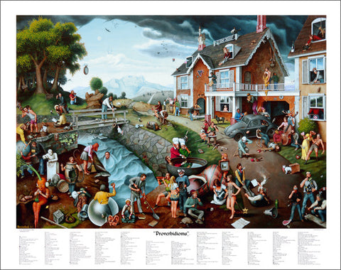 Proverbidioms by T.E. Breitenbach Official 22x28 Poster Print