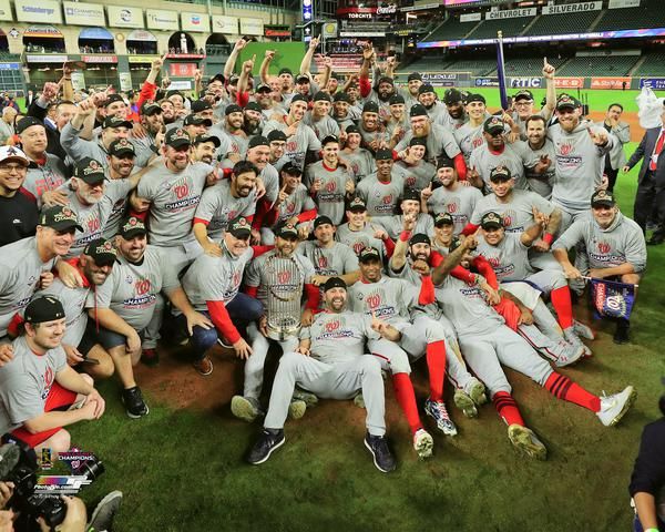 Washington Nationals 2019 World Series Champions "Celebration Portrait" Premium Poster Print - Photofile Inc.