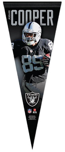 Amari Cooper "Signature Series" Oakland Raiders Premium Felt Collector's PENNANT - Wincraft 2016