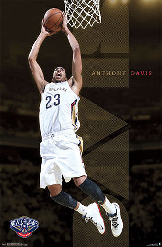 Anthony Davis "Rise Up" New Orleans Pelicans NBA Basketball Action Poster - Trends International