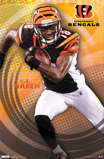 A.J. Green "Dynamo" Cincinnati Bengals Poster - Costacos 2011