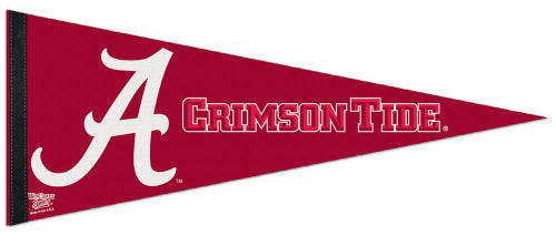 Alabama Crimson Tide NCAA Team Logo Premium Felt Collector's Pennant - Wincraft Inc.