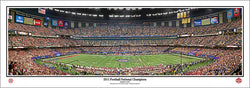 Alabama Crimson Tide Football 2011 BCS NCAA National Champions Panoramic Poster - Everlasting Images