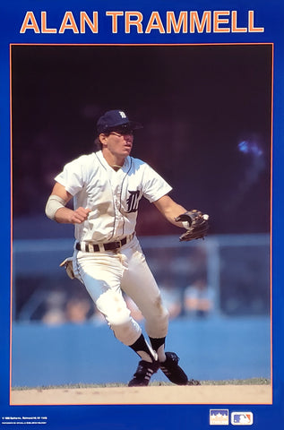 Alan Trammell "Superstar" Detroit Tigers MLB Action Poster (1988) - Starline Inc.