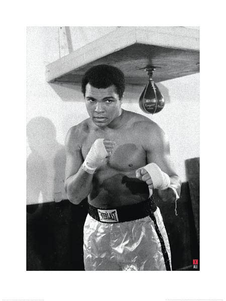 Muhammad Ali "Speedbag" Gallery Print - Pyramid Posters 2007