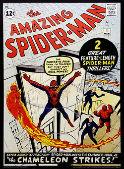 The Amazing Spider-Man #1 (March 1963) Classic Cover 20x28 Wall Poster Reproduction - Asgard Press