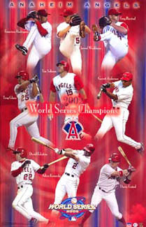 Anaheim Angels 2002 World Series Champions Commemorative Poster - Starline Inc.
