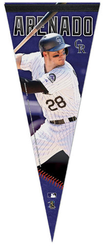Nolan Arenado "Superstar Series" Colorado Rockies MLB Premium Felt Collectors Pennant - Wincraft
