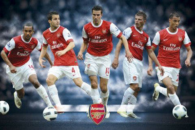 Arsenal FC "Fab Five" (2010/11) Poster - GB Eye Inc.