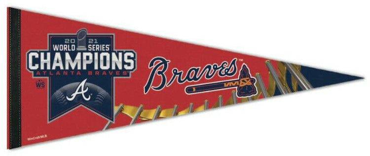 Atlanta Braves Official MLB Baseball Logo Helmet Wordmark Team Poster -  Costacos Sports