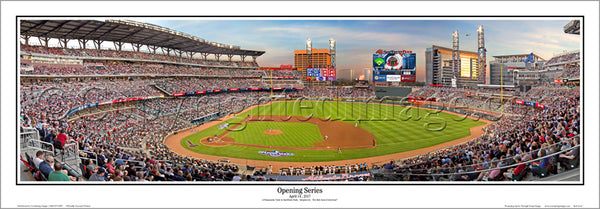 Atlanta Braves SunTrust Park Opening Series (2017) Panoramic Poster Print - Everlasting Images