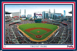 Atlanta Braves Truist Park Gameday MLB Baseball Stadium Premium Poster - Costacos Sports