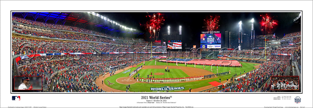 Atlanta Braves 2021 World Series Champions Truist Park Game Night