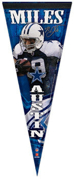 Miles Austin "Signature" Premium Felt Collector's Pennant (LE /2010)