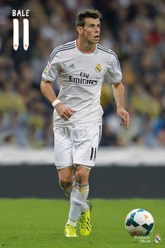 Gareth Bale "Superstar" Real Madrid CF Official La Liga Soccer Poster - G.E. (Spain)