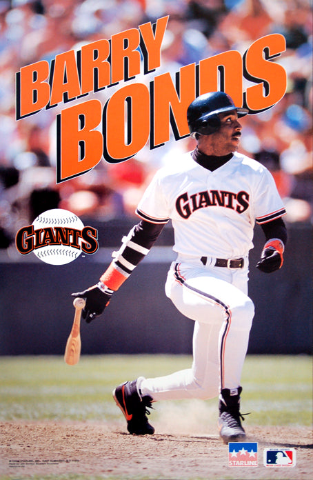 Barry Bonds Gone Deep San Francisco Giants MLB Action Poster - Starline  1993