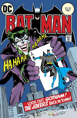 Batman Vol. 1 No. 251 (1973) "Joker's Five-Way Revenge" Official Cover Reprint Poster