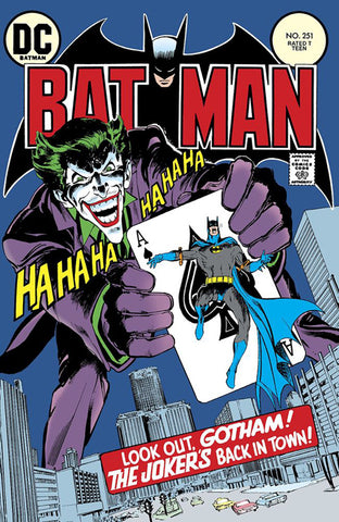 Batman Vol. 1 No. 251 (1973) "Joker's Five-Way Revenge" Official Cover Reprint Poster