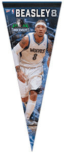 Michael Beasley "T-Wolf" Premium Felt Pennant (LE /500) - Wincraft