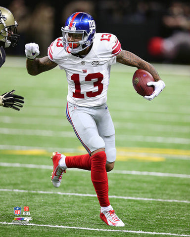 Odell Beckham Jr. "Punching Through" (2015) New York Giants Premium Poster Print - Photofile 16x20