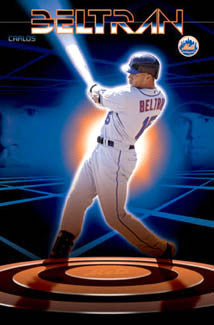 Carlos Beltran "The Zone" New York Mets Poster - Costacos 2005