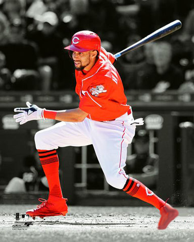 Billy Hamilton "Slap-and-Dash" Cincinnati Reds Premium Poster Print - Photofile 16x20