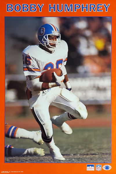 Bobby Humphrey "Action" Denver Broncos NFL Action Poster - Starline Inc. 1990