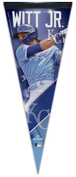 Bobby Witt Jr. Kansas City Royals Signature Series Official MLB Premium Felt Pennant - Wincraft Inc.