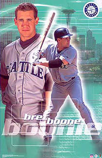 Bret Boone "Excellence" Seattle Mariners Poster - Starline 2002