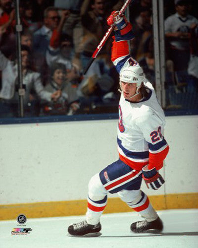 Mike Bossy "Goal!" (c.1984) New York Islanders Premium Poster Print - Photofile Inc.