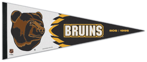 Boston Bruins "BOS 1995" NHL Reverse-Retro 2022-23 Premium Felt Collector's Pennant - Wincraft