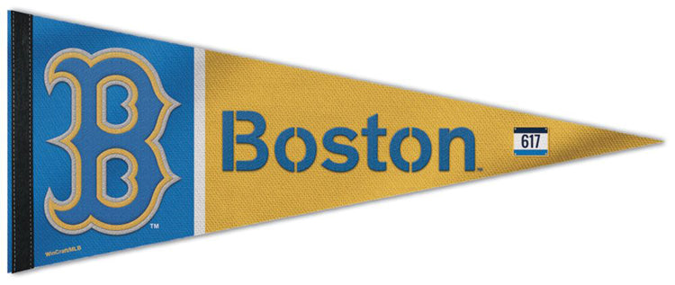 Xtreme Apparel Boston Baseball Pennant Flag Script T-Shirt - 100% Cotton Graphic Tee For Men & Women