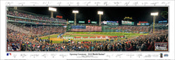 Boston Red Sox "World Series Majesty 2018" Fenway Panoramic Poster Print w/26 Facs. Signatures - Everlasting (MA-424)