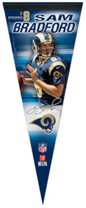 Sam Bradford "Signature Series" Premium Felt NFL Collector's Pennant (2012) - Wincraft