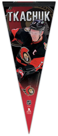 Brady Tkachuk Ottawa Senators NHL Signature Series Premium Felt Collector's Pennant - Wincraft