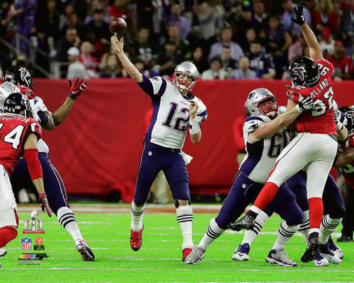 Tom Brady "In Charge" Super Bowl LI (2017) Patriots Premium Poster - Photofile 16x20